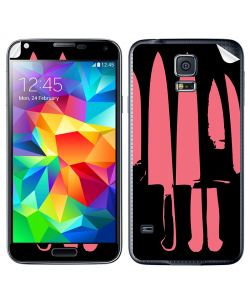 Pink Knife - Samsung Galaxy S5 Skin