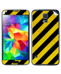 Caution - Samsung Galaxy S5 Skin