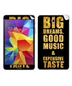 Good Music Black - Samsung Galaxy Tab Skin