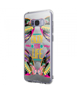 Enjoy Your Life - Samsung Galaxy S8 Carcasa Premium Silicon