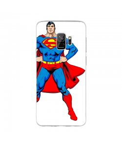 Superman - Samsung Galaxy S9 Carcasa Transparenta Silicon
