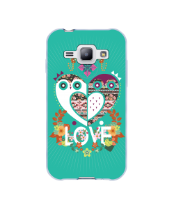 Owl Love - Samsung Galaxy J1 Carcasa Silicon 