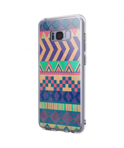 Tribal Pastel - Samsung Galaxy S8 Plus Carcasa Premium Silicon