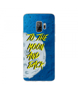 To the Moon and Back - Samsung Galaxy S9 Plus Carcasa Transparenta Silicon