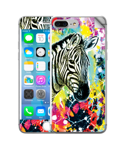 Zebra Splash - iPhone 7 Plus / iPhone 8 Plus Skin
