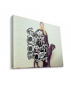 Queen of the Streets - Girl - Canvas Art 75x60