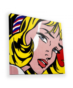 Blonde Girl - Canvas Art 90x90