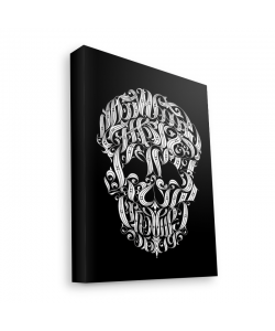Ribbon Cranium - Canvas Art 35x30