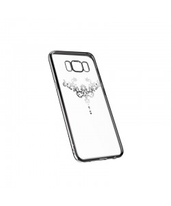Devia Iris Silver - Samsung Galaxy S8 Plus Carcasa Silicon (Cristale Swarovski®)
