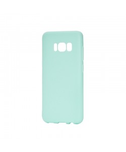 Procell Silky - Samsung Galaxy S8 Carcasa Silicon Albastru