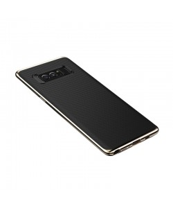 Just Must Arm Duo Gold - Samsung Galaxy Note 8 Carcasa (spate textura carbon negru)