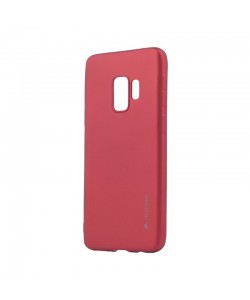 Meleovo Red - Samsung Galaxy S9 Carcasa Silicon Soft Slim (aspect mat)