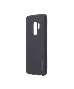 Meleovo Black - Samsung Galaxy S9 Plus Carcasa Silicon Soft Slim (aspect mat)