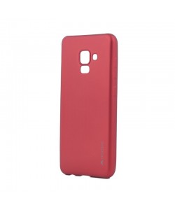 Meleovo Soft Slim Red - Samsung Galaxy A8 (2018) Carcasa Silicon (aspect mat)