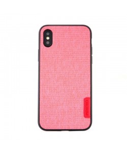 Meleovo Knit Pink - iPhone X Carcasa PC