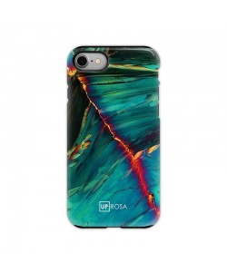 UpRosa Tough Line Citrus Ocean - iPhone 8 / 7 / 6 Carcasa PC (cauciucata pe interior si dura pe exterior)