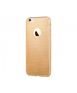 Devia Sparkle Crystal Champagne - iPhone 6/6S Carcasa Silicon