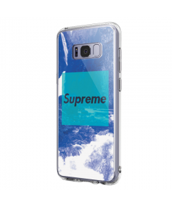 Supreme Clouds - Samsung Galaxy S8 Plus Carcasa Transparenta Silicon