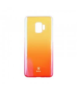 Baseus Glaze Transparent Pink - Samsung Galaxy S9 Carcasa Transparenta