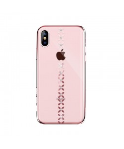 Devia Lucky Star Rose Gold - iPhone XS / X Carcasa Policarbonat