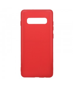 Just Must Candy Red - Samsung Galaxy S10 Carcasa Silicon