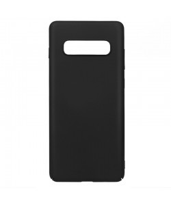 Just Must Uvo Black - Samsung Galaxy S10 Carcasa Plastic (material fin la atingere, slim fit)