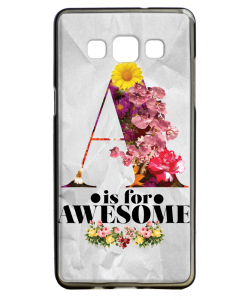 A is for Awesome - Samsung Galaxy A5 Carcasa Silicon