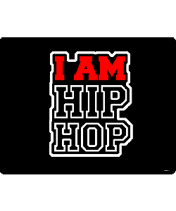 I am Hip Hop - Sony Xperia E1 Carcasa Neagra Silicon 