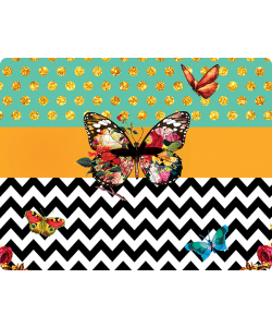 Butterfly Contrast - Samsung Galaxy S4 Carcasa Silicon