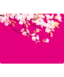 Cherry Blossom - Sony Xperia Z3 Husa Book Neagra Piele Eco