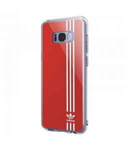 Red Adidas - Samsung Galaxy S8 Plus Carcasa Transparenta Silicon