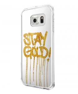 Stay Gold - Samsung Galaxy S6 Carcasa Plastic Premium 