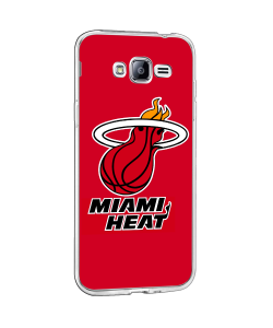 Miami Heat - Samsung Galaxy J3 Carcasa Transparenta Silicon
