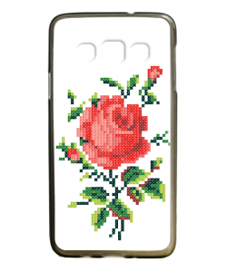 Red Rose - Samsung Galaxy A3 Carcasa Silicon Premium