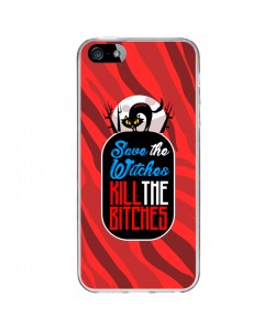 Save the Witches 2 - iPhone 5/5S/SE Carcasa Transparenta Silicon