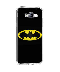 Batman Logo - Samsung Galaxy J3 Carcasa Transparenta Silicon