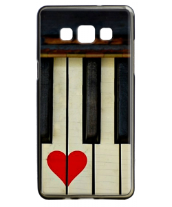 Piano Love - Samsung Galaxy A5 Carcasa Silicon