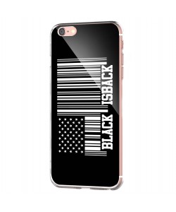 Black is Back - iPhone 6 Carcasa Transparenta Silicon