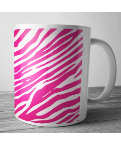 Cana personalizata - Pink Zebra 