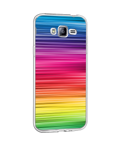 Rainbow Warrior - Samsung Galaxy J3 Carcasa Transparenta Silicon