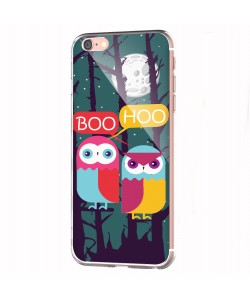 Boo Hoo 2 - iPhone 6 Carcasa Transparenta Silicon