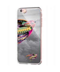 Flying Colors - iPhone 6 Carcasa Transparenta Silicon