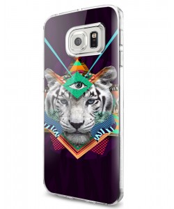 Eyes of the Tiger - Samsung Galaxy S7 Carcasa Silicon