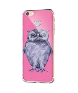 I Love Owls - iPhone 6 Carcasa Transparenta Silicon