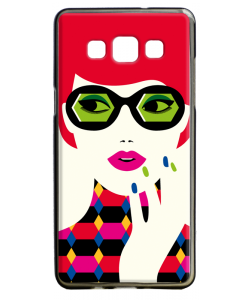 Redheaded Lady - Samsung Galaxy A5 Carcasa Silicon