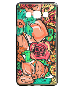 Floral - Samsung Galaxy A5 Carcasa Silicon
