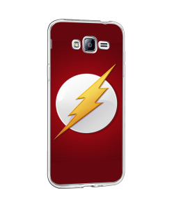 Flash Logo - Samsung Galaxy J3 Carcasa Transparenta Silicon