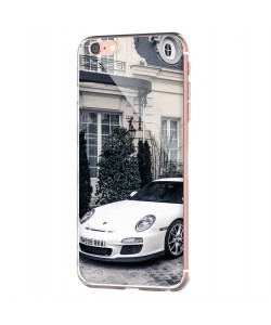 Porsche - iPhone 6 Carcasa Transparenta Silicon
