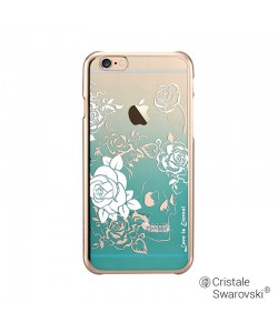 Crystal Charm Green - Devia Carcasa iPhone 6/6S (cristale si rama electroplacata)