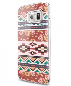 Floral Aztec - Samsung Galaxy S7 Carcasa Silicon